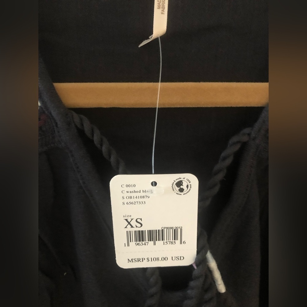 NWT Free People Market Embroidered V-Neck Top - Picture 3 of 5